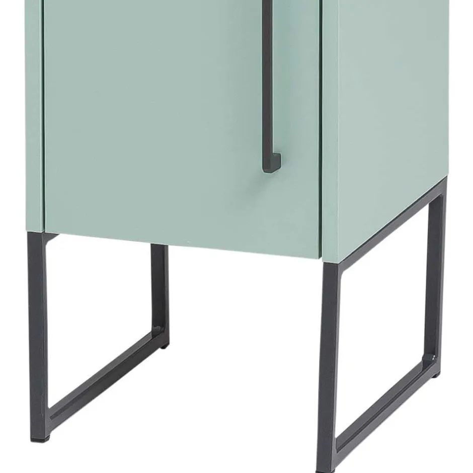 Wohnen Badezimmermöbel Kombi in Mint mit Anthrazit - Esdrus (dreiteilig)