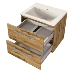 Wohnen Badezimmermöbel Set 90 cm breit - Lemnas (dreiteilig)