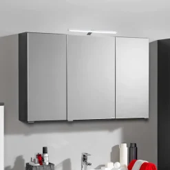 Wohnen Badezimmermöbel Set Tiamos in Weiß Hochglanz (vierteilig)