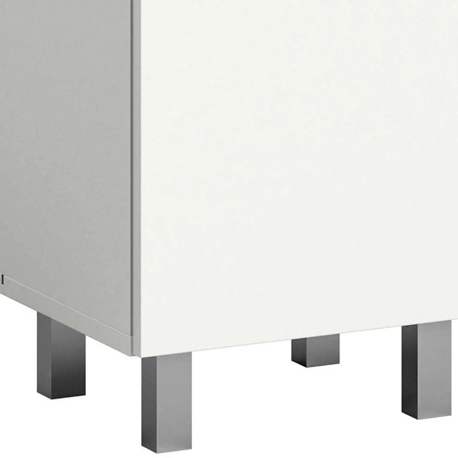 Wohnen Badezimmermöbel-Kombi in Weiß - Harmone (vierteilig)