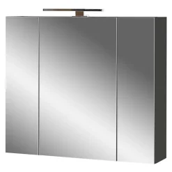 Badezimmermöbel-Set in Dunkelgrau - Quado (dreiteilig)^Wohnen Online