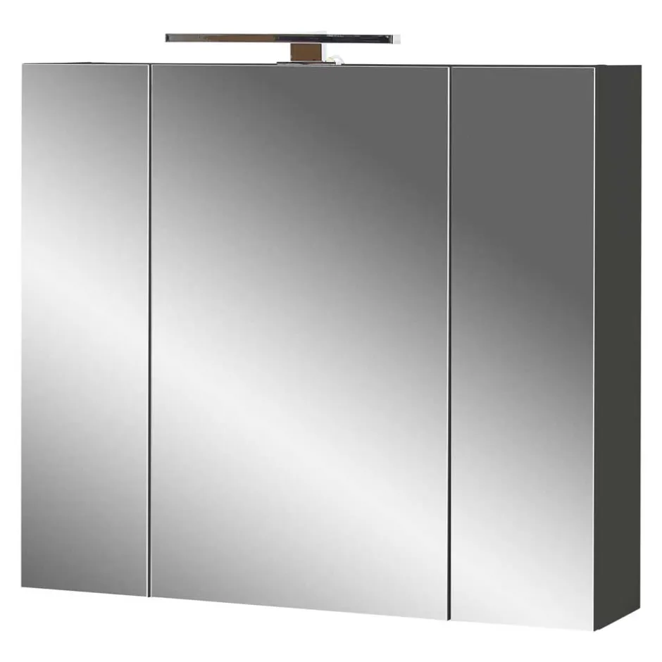 Badezimmermöbel-Set in Dunkelgrau - Quado (dreiteilig)^Wohnen Online