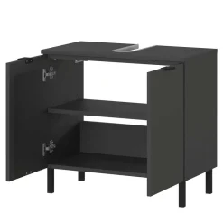 Badezimmermöbel-Set in Dunkelgrau - Quado (dreiteilig)^Wohnen Online