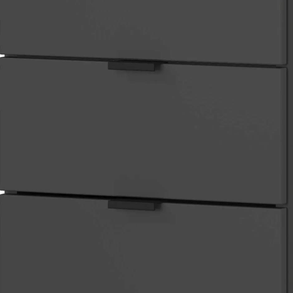 Badezimmermöbel-Set in Dunkelgrau - Quado (dreiteilig)^Wohnen Online