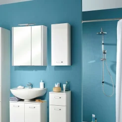 Wohnen Badezimmer-Oberschrank in Weiß - Yennja