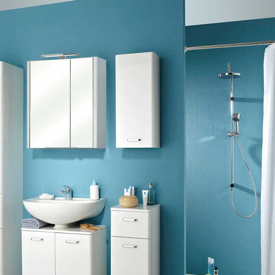 Wohnen Badezimmer-Oberschrank in Weiß - Yennja