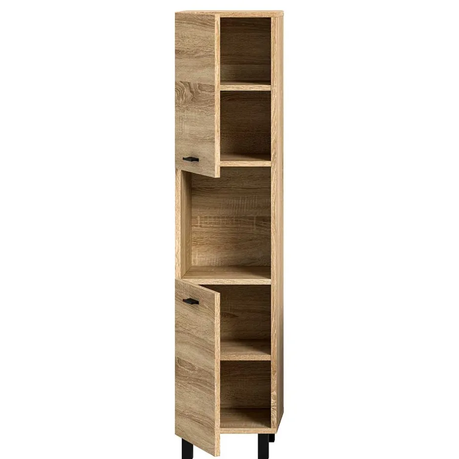 Badezimmerschrank in Sonoma-Eiche Optik - Hoxtona^Wohnen Clearance