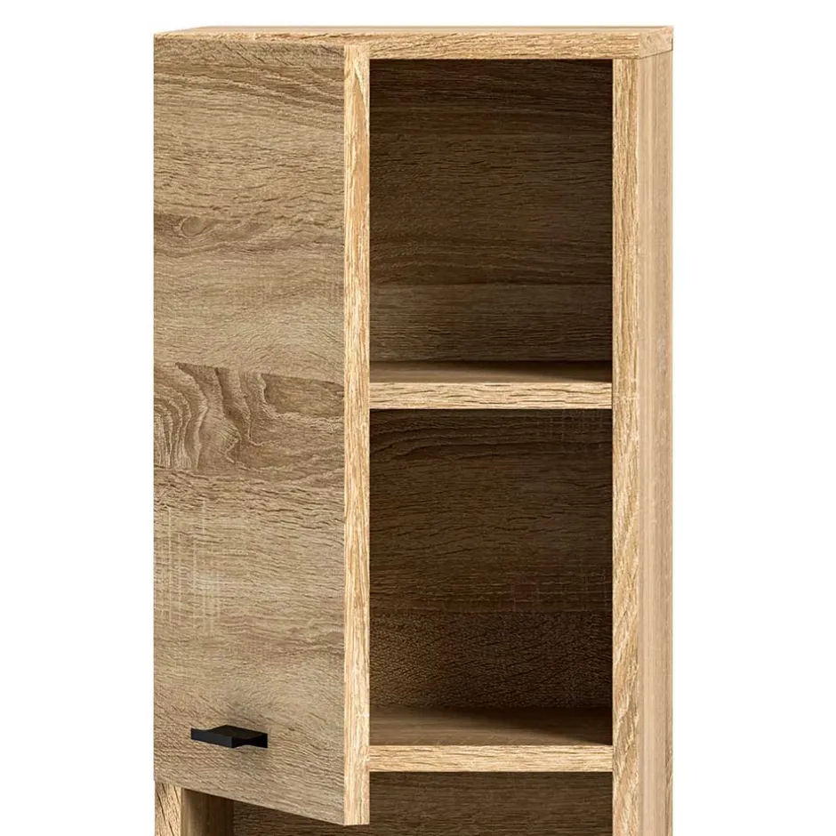 Badezimmerschrank in Sonoma-Eiche Optik - Hoxtona^Wohnen Clearance