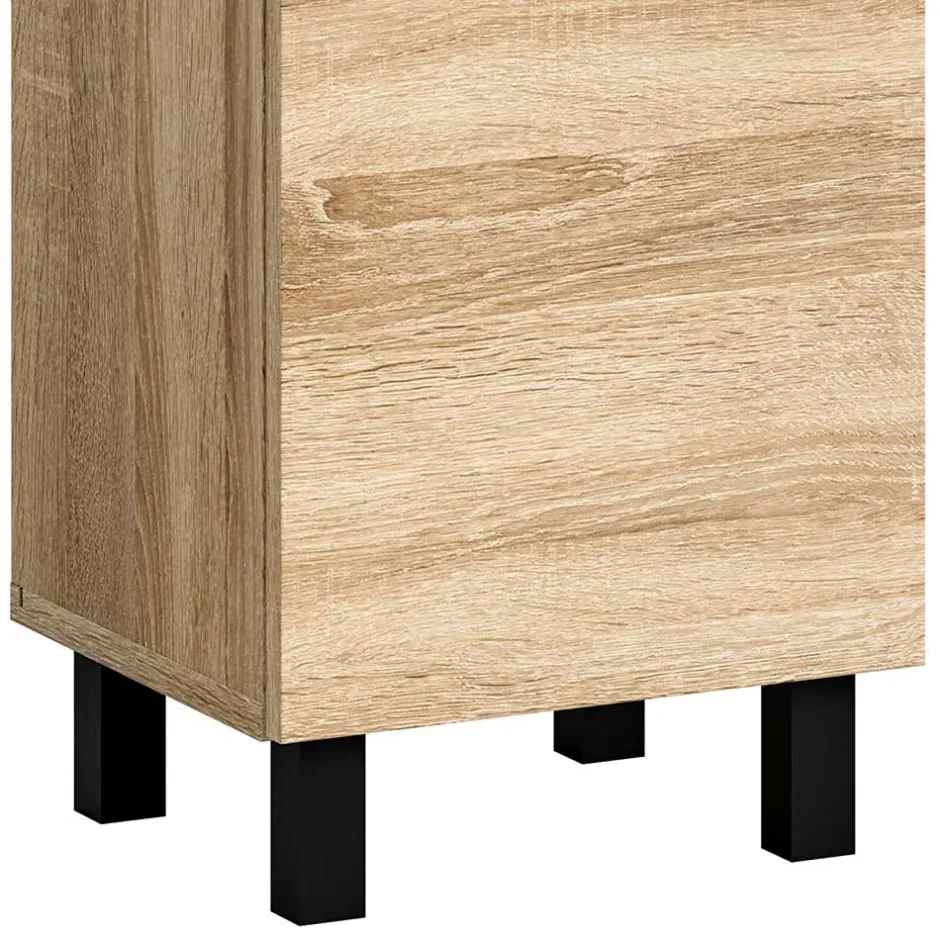 Badezimmerschrank in Sonoma-Eiche Optik - Hoxtona^Wohnen Clearance