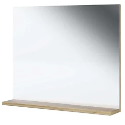 Badezimmerspiegel mit Ablage in Holzoptik - Luzern^Wohnen Outlet