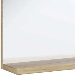 Badezimmerspiegel mit Ablage in Holzoptik - Luzern^Wohnen Outlet