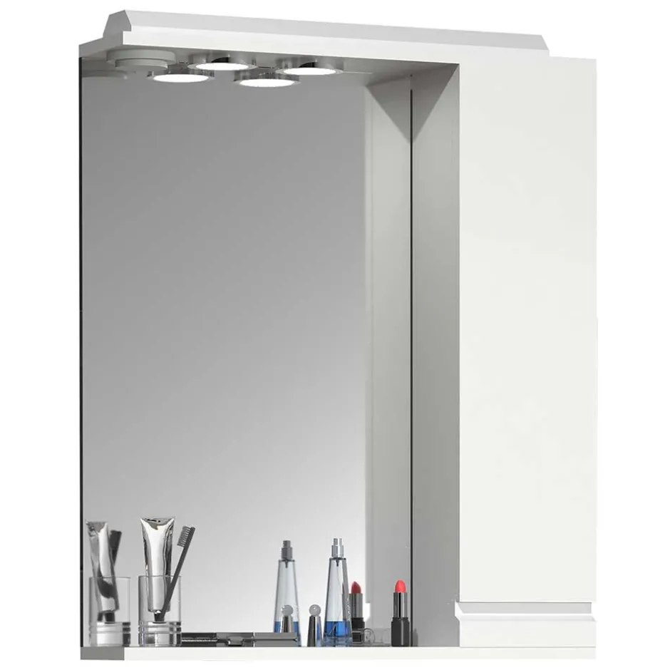 Badezimmerspiegel mit Seitenschrank und Ablage - Departo^Wohnen Hot