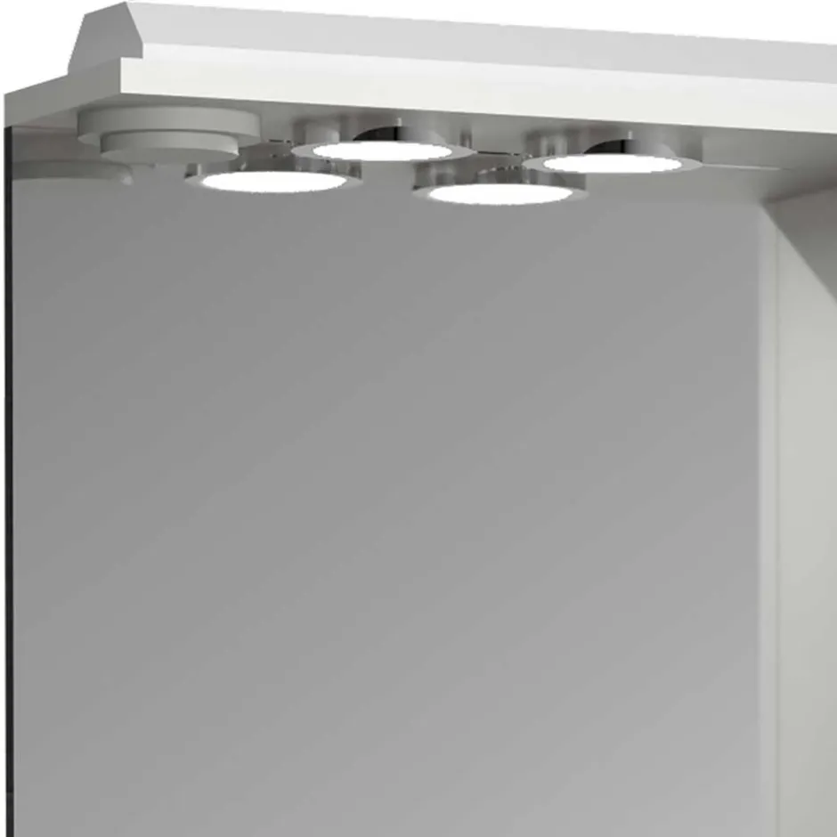 Badezimmerspiegel mit Seitenschrank und Ablage - Departo^Wohnen Hot