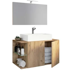 Badezimmer-Waschtisch & Spiegel - Yulmatro (zweiteilig)^Wohnen Best