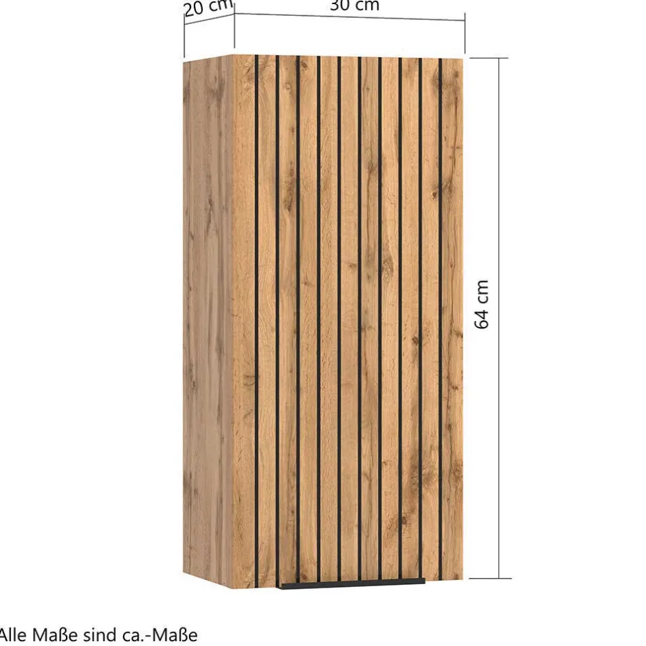 Wohnen Badmöbel Ausstattung in modernem Design - Crystoga (vierteilig)