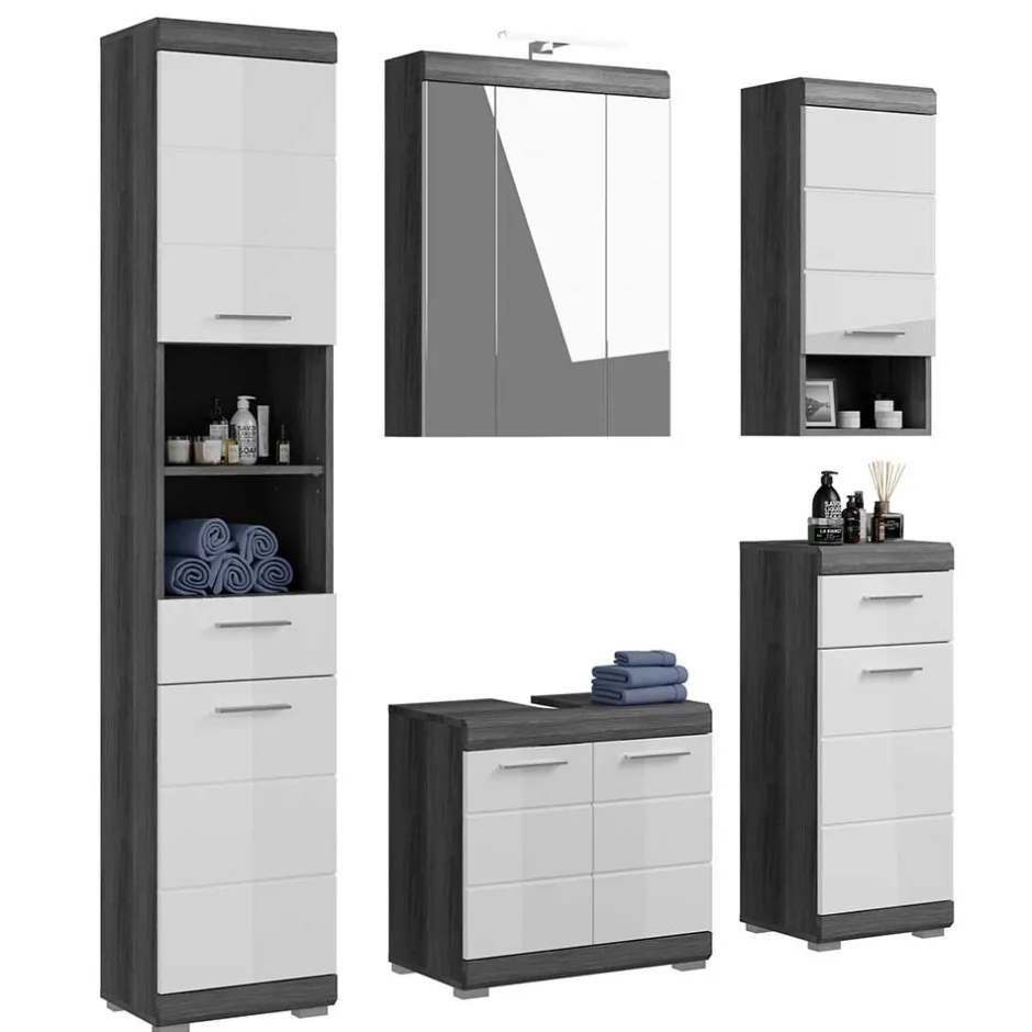 Badmöbel Block Einzelmöbel - Nancys (fünfteilig)^Wohnen Sale