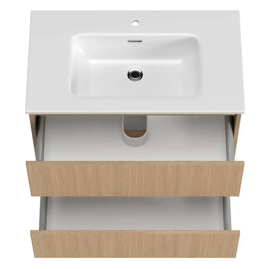 Badmöbel Block Einzelmöbel Set - Leitha (fünfteilig)^Wohnen New