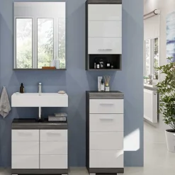 Badmöbel Einrichtung komplett - Nancys (vierteilig)^Wohnen Outlet