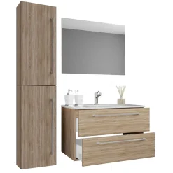 Badmöbel Einrichtungsset für Wandmontage - Caleena (dreiteilig)^Wohnen Clearance