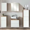 Wohnen Badmöbel im Modernen Stil Set - Eight (fünfteilig)