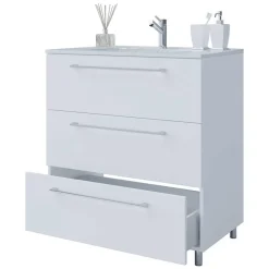 Wohnen Badmöbel im Set 126 cm breit - Ipsum (vierteilig)