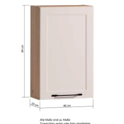 Wohnen Badmöbel inklusive Aufsatzbecken Set - Trioto (vierteilig)