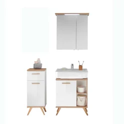 Badmöbel Kombination im Skandi Design - Timur (dreiteilig)^Wohnen Hot
