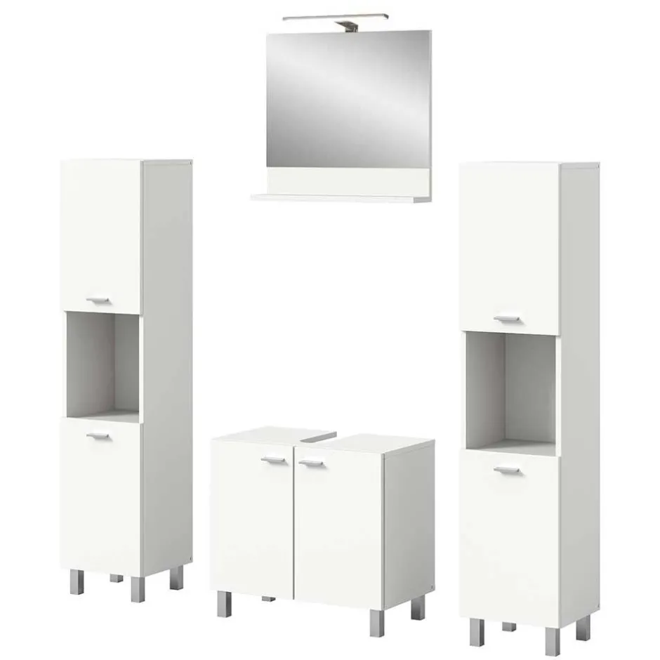 Badmöbel Kombination in Weiß - Harmone (vierteilig)^Wohnen Best