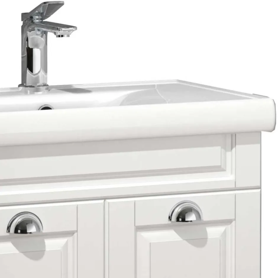 Wohnen Badmöbel Kombination klassisch - Akira (vierteilig)