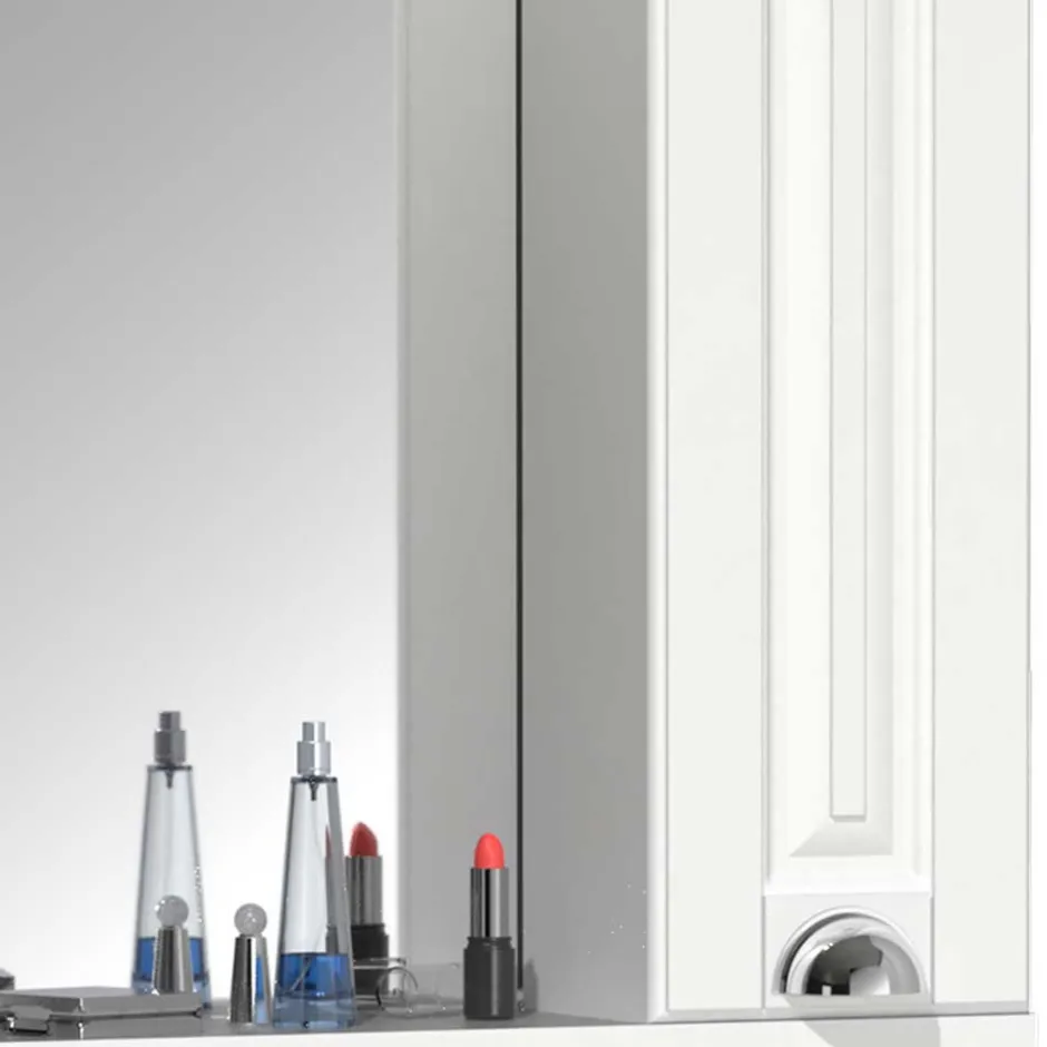 Wohnen Badmöbel Kombination klassisch - Akira (vierteilig)