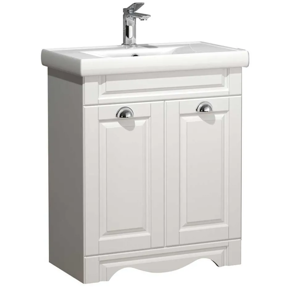 Wohnen Badmöbel Kombination klassisch - Akira (vierteilig)