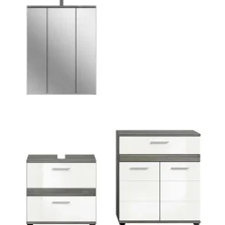 Wohnen Badmöbel Kombination modern - Chapan (dreiteilig)