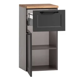 Wohnen Badmöbel Kombination zweifarbig - Novelya (fünfteilig)