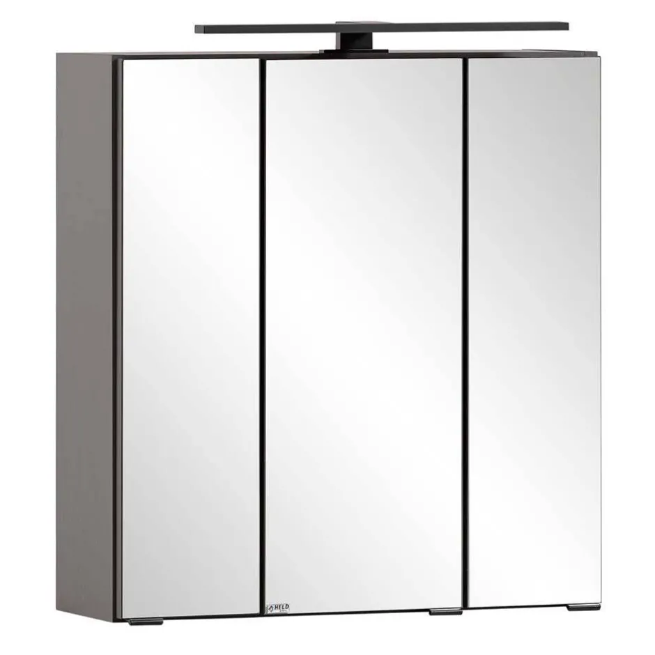 Wohnen Badmöbel Kombination zweifarbig - Novelya (fünfteilig)