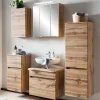 Wohnen Badmöbel Komplettset in Touchwood - Drumias (fünfteilig)