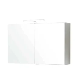 Badmöbel Komplettset Tymos in Eiche Weiß (fünfteilig)^Wohnen Best