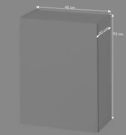 Badmöbel Komplettset Tymos in Eiche Weiß (fünfteilig)^Wohnen Best