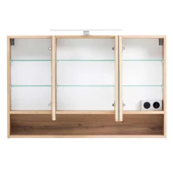 Wohnen Badmöbel mit Baumkante Optik Set - Tofias (dreiteilig)