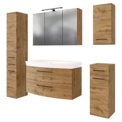 Wohnen Badmöbel Programm Wildeiche - Arazony (fünfteilig)