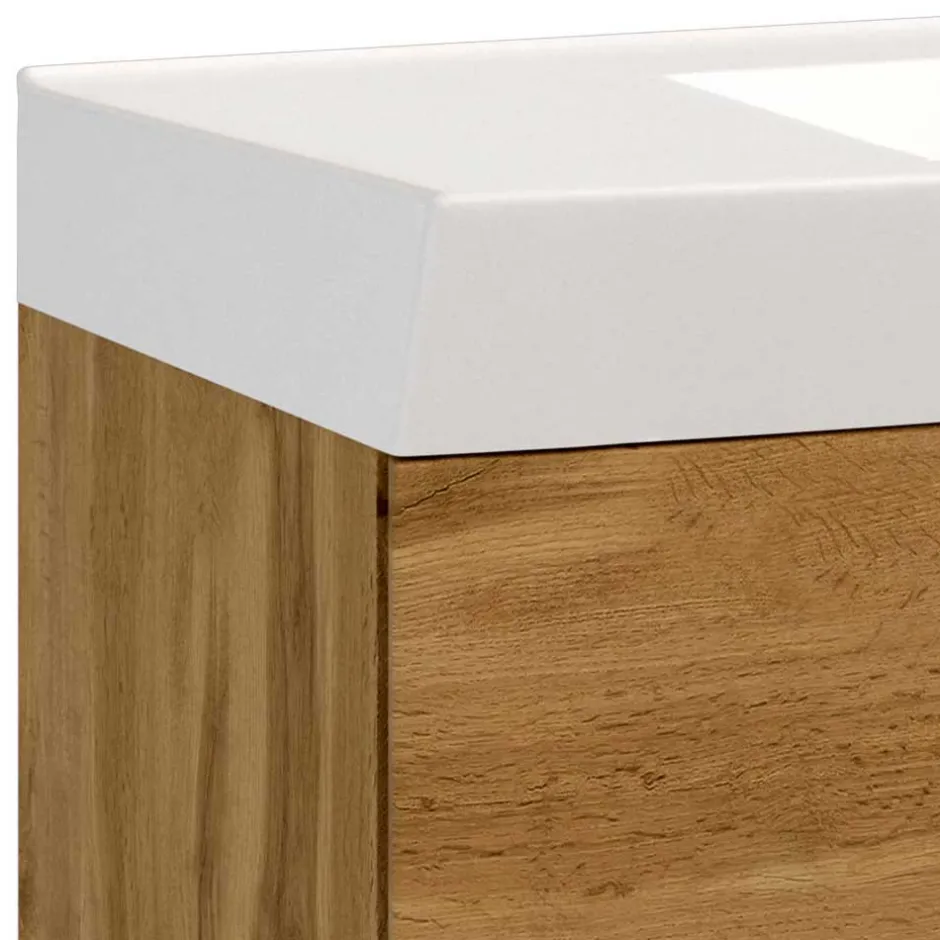 Wohnen Badmöbel Programm Wildeiche - Arazony (fünfteilig)