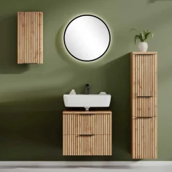 Badmöbel Schränke & Spiegel Set - Crystoga (vierteilig)^Wohnen Best