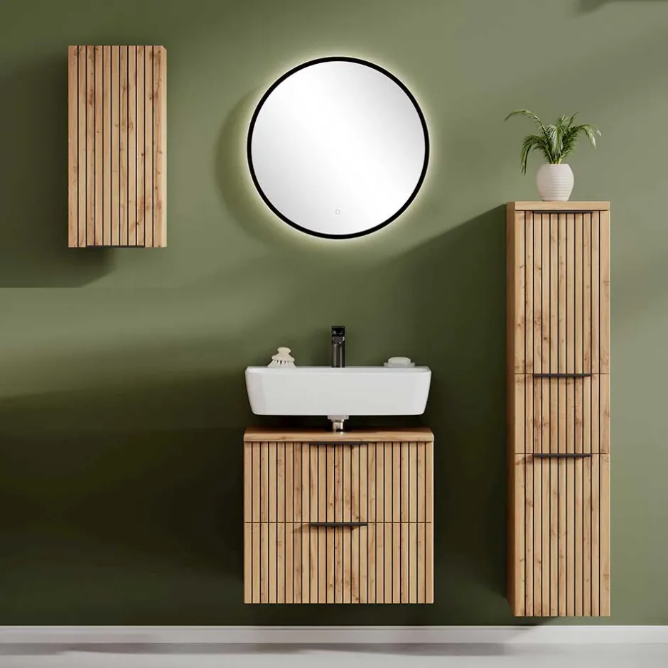 Badmöbel Schränke & Spiegel Set - Crystoga (vierteilig)^Wohnen Best