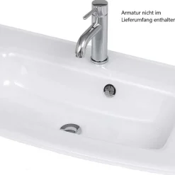 Wohnen Badmöbel Serie Möbelset zweifarbig - Vandija (vierteilig)