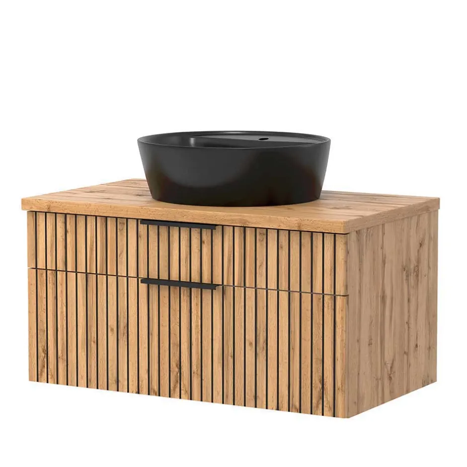 Badmöbel Set im Modernen Stil - Crystoga (vierteilig)^Wohnen Outlet