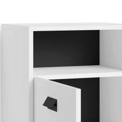 Wohnen Badmöbel Set in Weiß Schwarz - Envaton (dreiteilig)