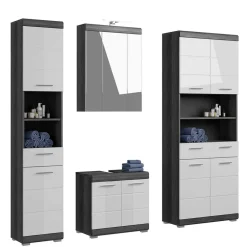 Wohnen Badmöbel Set mit hohen Schränken - Nancys (vierteilig)