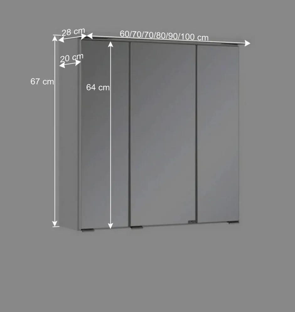 Badmöbel Set Sagunis in Hochglanz Weiß (vierteilig)^Wohnen Online