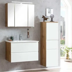 Wohnen Badmöbel Set zweifarbig - Eight (dreiteilig)
