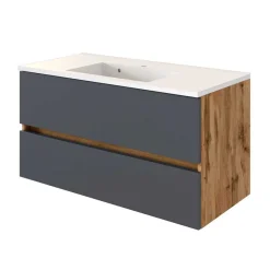 Badmöbel Waschtisch Kombi - Athrin (dreiteilig)^Wohnen Sale