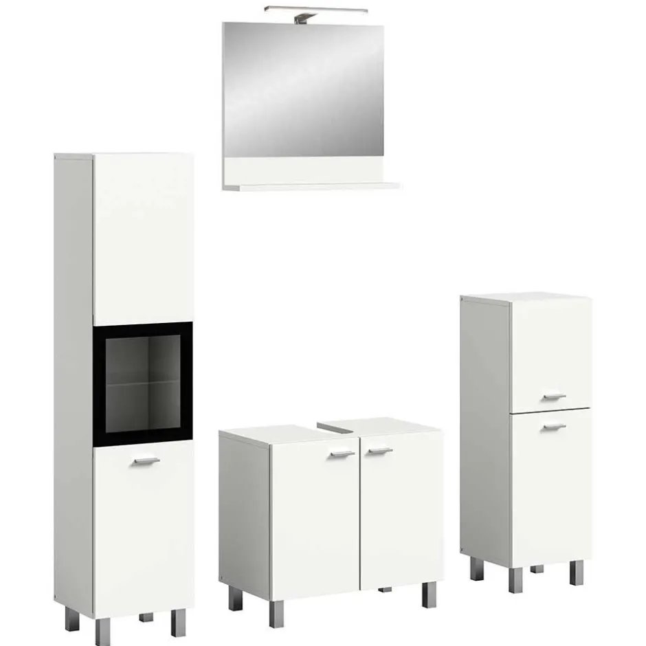 Badmöbel-Kombi in Weiß - Harmone (vierteilig)^Wohnen New